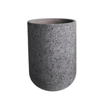 BETÓNOVÝ KVETINÁČ, OKRÚHLY, SIVÝ