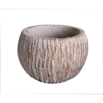 BETÓNOVÝ KVETINÁČ, OKRÚHLY, KOKOSOVÝ