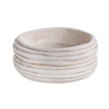 BETÓNOVÝ Kvetináč, OKRÚHLA, SLUČKA, BIELA