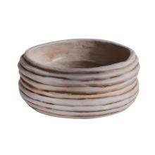 BETÓNOVÝ KVETINÁČ, OKRÚHLY, SLUČKA, SIVOBIELY