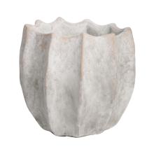 BETÓNOVÝ KVEŇÁČ, OKRÚHLY, REBROVANÝ, BIELO UMYTÝ