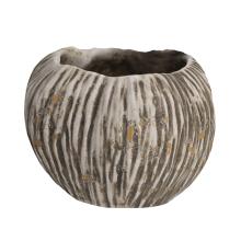 BETÓNOVÝ KVETINÁČ, ZAPUSTENÝ, S EFEKTOM DREVA