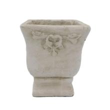 BETÓNOVÝ KVETINÁČ, PODSTAVEC, SO SRDCOM, SIVÝ