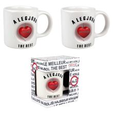 KERAMICKÝ HRNČEK 3D "LEGJOBB TESTVÉR" V JEDNOSTRANNEJ DARČEKOVEJ KRABIČKE