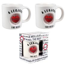 KERAMICKÝ HRNČEK 3D "LEGJOBB BARÁT" V JEDNOSTRANNEJ DARČEKOVEJ KRABIČKE