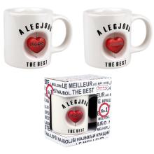 KERAMICKÝ HRNČEK 3D "LEGJOBB PAPA" V JEDNOSTRANNEJ DARČEKOVEJ KRABIČKE