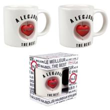 KERAMICKÝ HRNČEK 3D "LEGJOBB MAMA" V JEDNOSTRANNEJ DARČEKOVEJ KRABIČKE