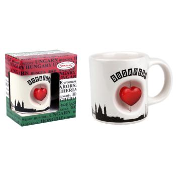 KERAMICKÝ HRNČEK 3D "BUDAPEST" 2 STRANY
