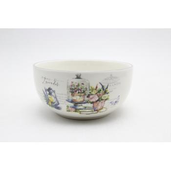 KERAMICKÁ MISKA, LEVANDUĽOVÝ VZOR