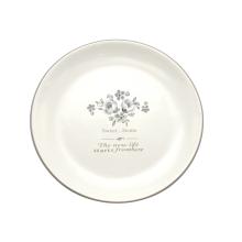 KERAMICKÁ SVIEČKA , s obálkou na kávu "SWEETůHOME COFFEE", VINTAGE FLOWER