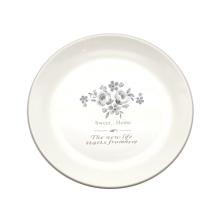 KERAMICKÁ SVIEČKA , s obálkou na kávu "SWEETůHOME COFFEE", VINTAGE FLOWER