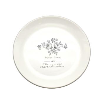 KERAMICKÁ SVIEČKA , s obálkou na kávu "SWEETůHOME COFFEE", VINTAGE FLOWER