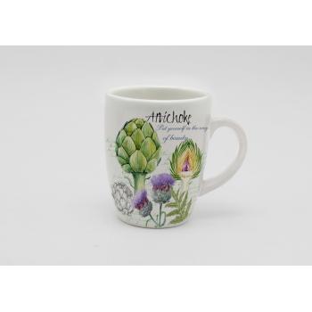 KERAMICKÝ HRNČEK, VZOR ARTIČOK