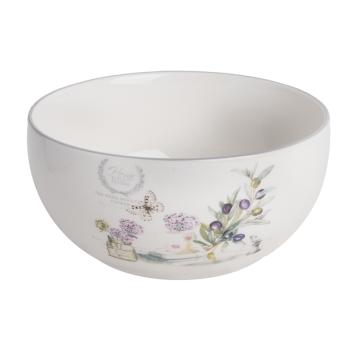 KERAMICKÁ MISKA, VZOR OLIVOVÝCH BOBÚĽ