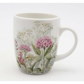 KERAMICKÝ HRNČEK, VZOR POĽNÝCH KVETOV