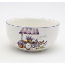 KERAMICKÁ MISKA, LEVANDUĽOVÝ VZOR