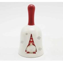 KERAMICKÝ ZVON, VZOR ČERVENÉ FÚZY