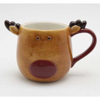 KERAMICKÝ HRNČEK, VZOR HLAVY SOBA