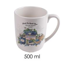 KERAMICKÝ HRNČEK S NÁPISOM " BLUEBERRY", ČUČORIEDKA