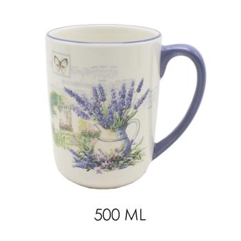 KERAMICKÝ HRNČEK, LEVANDUĽA