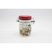 KERAMICKÁ FĽAŠA S NÁPISOM "STRAWBERRY GARDEN", JAHODA