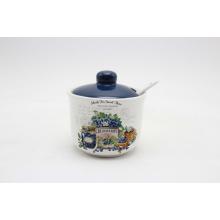 KERAMICKÁ CUKROVÁ LYŽIČKA S NÁPISOM "BLUEBERRY", ČUČORIEDKA