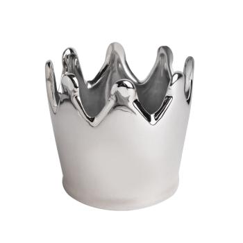 PORCELÁNOVÁ KORUNKA, STRIEBORNÁ