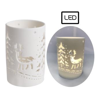 PORCELÁN S LED, LUCERNA LES, BIELA