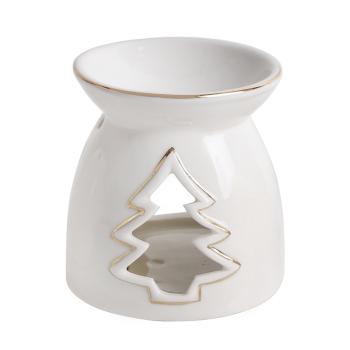 PORCELÁNOVÁ OLEJOMAĽBA, BOROVICOVÉ DREVO, BIELE ZLATO