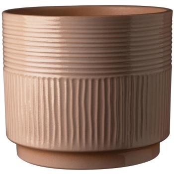 KERAMICKÝ HRNIEC, "NARA TERRA", TEHLOVÁ FARBA