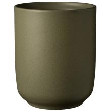 KERAMICKÝ KVETINÁČ NA ORCHIDEU, "BARI BLOSSOM", EUKALYPTUS