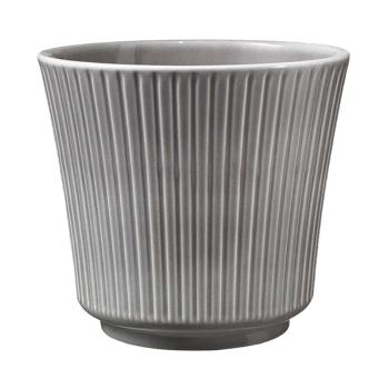 KERAMICKÝ HRNIEC "DELPHI", VINTAGE SIVÝ