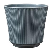 KERAMICKÝ HRNIEC "DELPHI", VINTAGE MODRO-ŠEDÝ