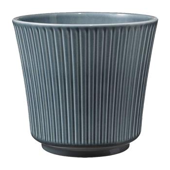 KERAMICKÝ HRNIEC "DELPHI", VINTAGE MODRO-ŠEDÝ