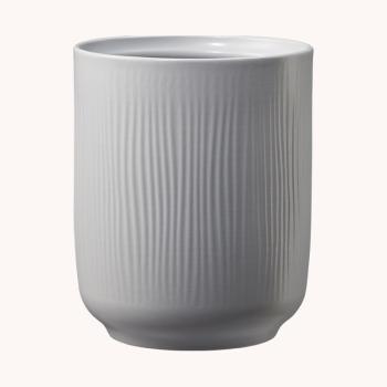 KERAMICKÝ KVETINÁČ NA ORCHIDEU, "FALUN", SIVÝ