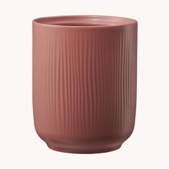 KERAMICKÝ KVETINÁČ NA ORCHIDEU, "FALUN", GRANÁTOVÉ JABLKO