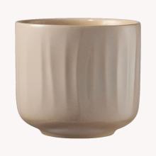 KERAMICKÝ HRNIEC, "BAGUA", SMALTOVANÁ HLINA