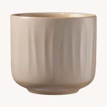 KERAMICKÝ HRNIEC, "BAGUA", SMALTOVANÁ HLINA