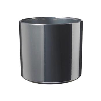 KERAMICKÝ HRNIEC, "LAS VEGAS", STRIEBORNÝ