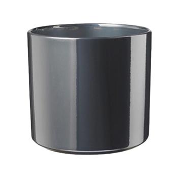 KERAMICKÝ HRNIEC, "LAS VEGAS", STRIEBORNÝ