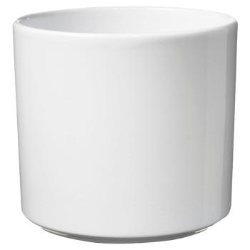 KERAMICKÝ HRNIEC, "LAS VEGAS", BIELY