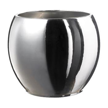 KERAMICKÝ HRNIEC, ALBERTA METALLIC, STRIEBORNÁ