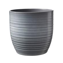 KERAMICKÝ HRNIEC, "BERGAMO", SIVÝ