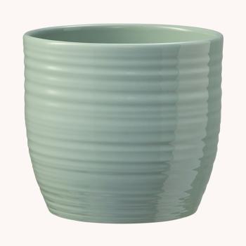 KERAMICKÝ HRNIEC, "BERGAMO", ČISTO MODRÝ