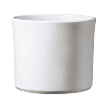 KERAMICKÝ HRNIEC, "MIAMI", MATNÁ BIELA