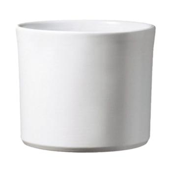 KERAMICKÝ HRNIEC, "MIAMI", MATNÁ BIELA