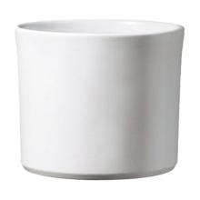 KERAMICKÝ HRNIEC, "MIAMI", MATNÁ BIELA