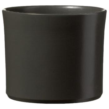 KERAMICKÝ HRNIEC, MIAMI, MATNÝ ANTRACIT