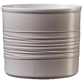 KERAMICKÝ HRNIEC, LAOSKÝ HORIZONTÁLNY, SIVÝ