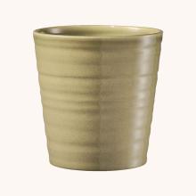 KERAMICKÝ KVETINÁČ, EFEKT CANBERRA OLIVOVÝ